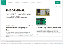 Tablet Screenshot of keith-koep.com